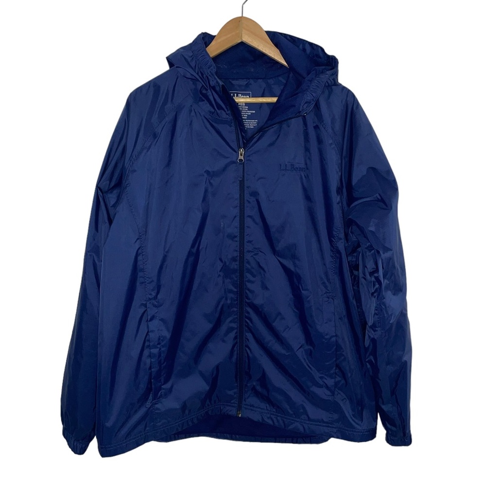 Men’s L.L. Bean Trail Model Rain Jacket Size Large RN71341